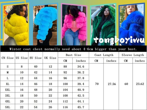 70cm Women Fashion Genuine Fox Fur Hood Coats Real Fox Fur Outwear Thick Jacket - Picture 12 of 16