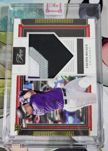 Panini Three And Two Colton Welker RJ-CW Player Worn Rookie Patch 19/35 - Bild 1 von 2