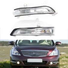 1 Pair New Rear View Mirror Side Turn Signal Lights For Nissan Teana 2008-2012