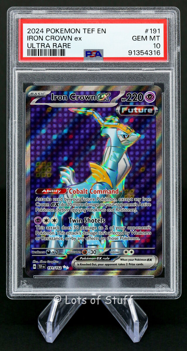 PSA 10 GEM MINT Iron Crown ex Ultra Rare Temporal Forces PSA 10 GEM MINT Iron Crown ex Ultra Rare Temporal Forces