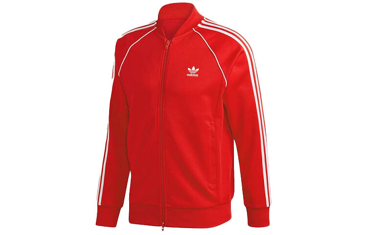 Повседневная дышащая спортивная куртка adidas Originals с логотипом Trefoil и боковыми полосками