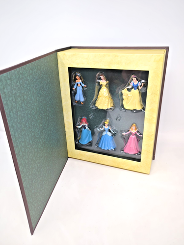 Vintage Disney Prinzessin Bilderbuch Ornament Sammlung 6er Set Arielle Belle Jasmin - Bild 2 von 5