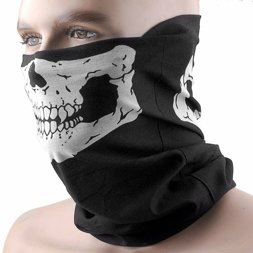 1-5x Set GESICHTSMASKE Bandana Schädel Mundabdeckung Sturmhaube Hals wiederverwendbar Motorrad - Bild 2 von 11