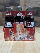 1994 Coca Cola Happy Holidays Commemorative Six Pack Bottles