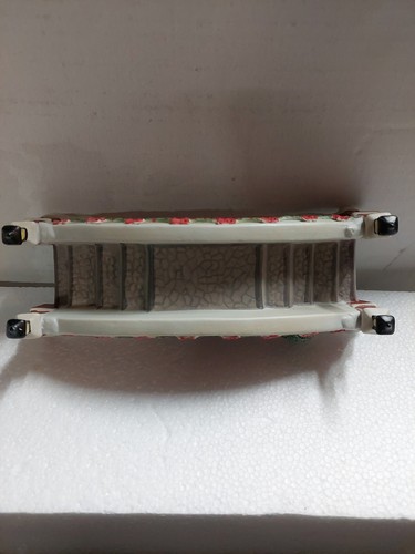 Vintage Hearthside Village Weihnachten Porzellan Brücke. 1 vorhanden - Bild 3 von 6