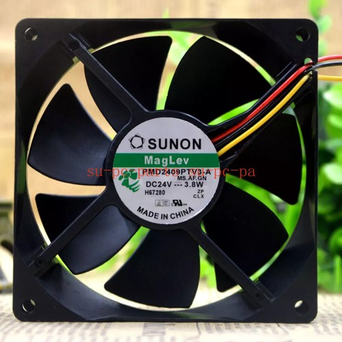 SUNON PMD2409PTV3-A 24V 3.8W 9225 inverter industrial cooling fan 9cm - Bild 2 von 5
