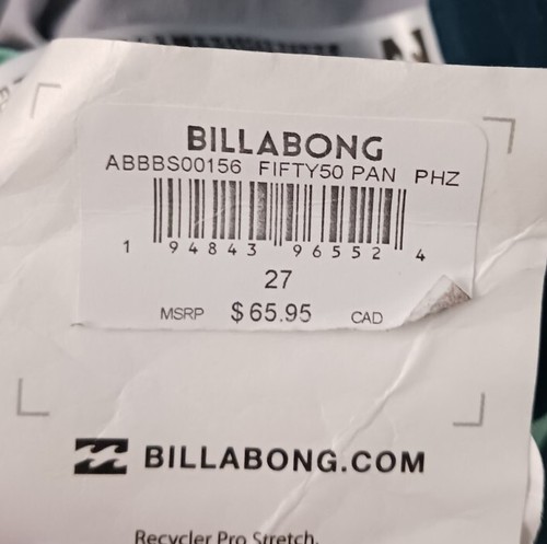 Boy's Billabong Wave Washed Logo Performance BoardShort Size 27 New With Tags - Picture 9 of 9