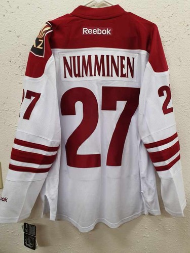 MAGLIA REEBOK PREMIER NHL ARIZONA COYOTES TEPPO NUMMINEN BIANCA TAGLIA XL - Foto 1 di 2