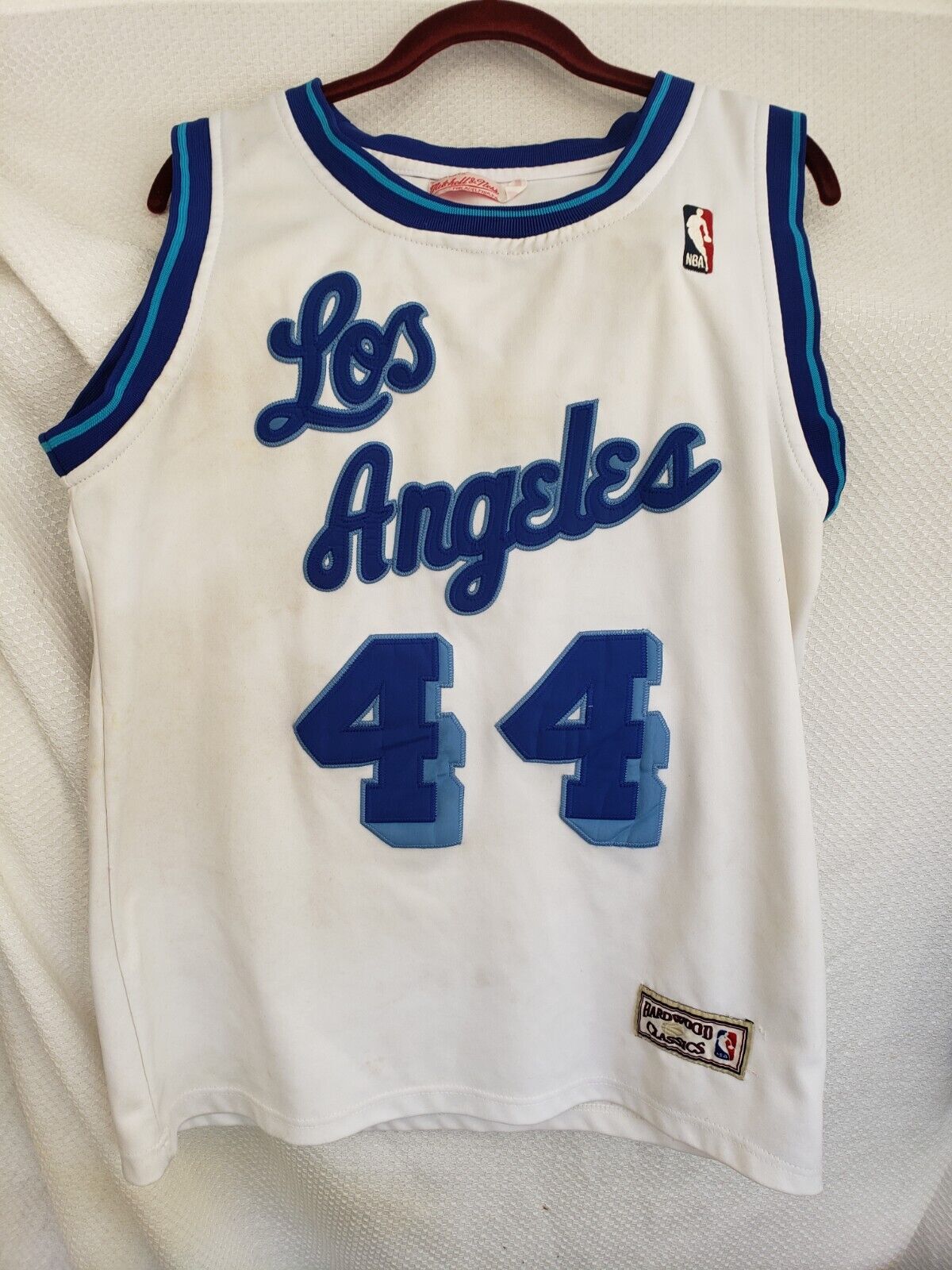 Mitchell & Ness Jerry west los angeles lakers nba authentic jersey sz 44 L