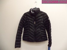 Nautica Performance Jacket Reversible Black Floral Packable Jacket Women's S
