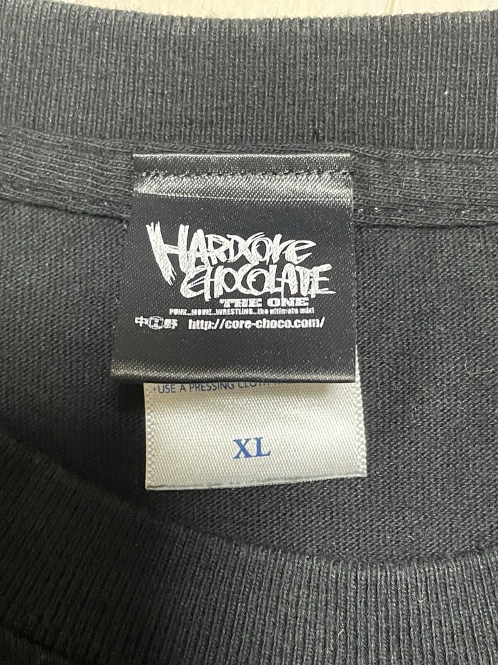 The Road Warriors T 恤 XL 鹰动物硬核巧克力 HCC NWA WCW WWF — 第 3/4 张图片