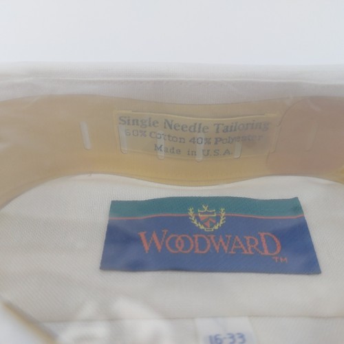 Vintage Woodward 16 32/33 White Dress Shirt New in Original Pkg by Dayton Hudson - Picture 4 of 6