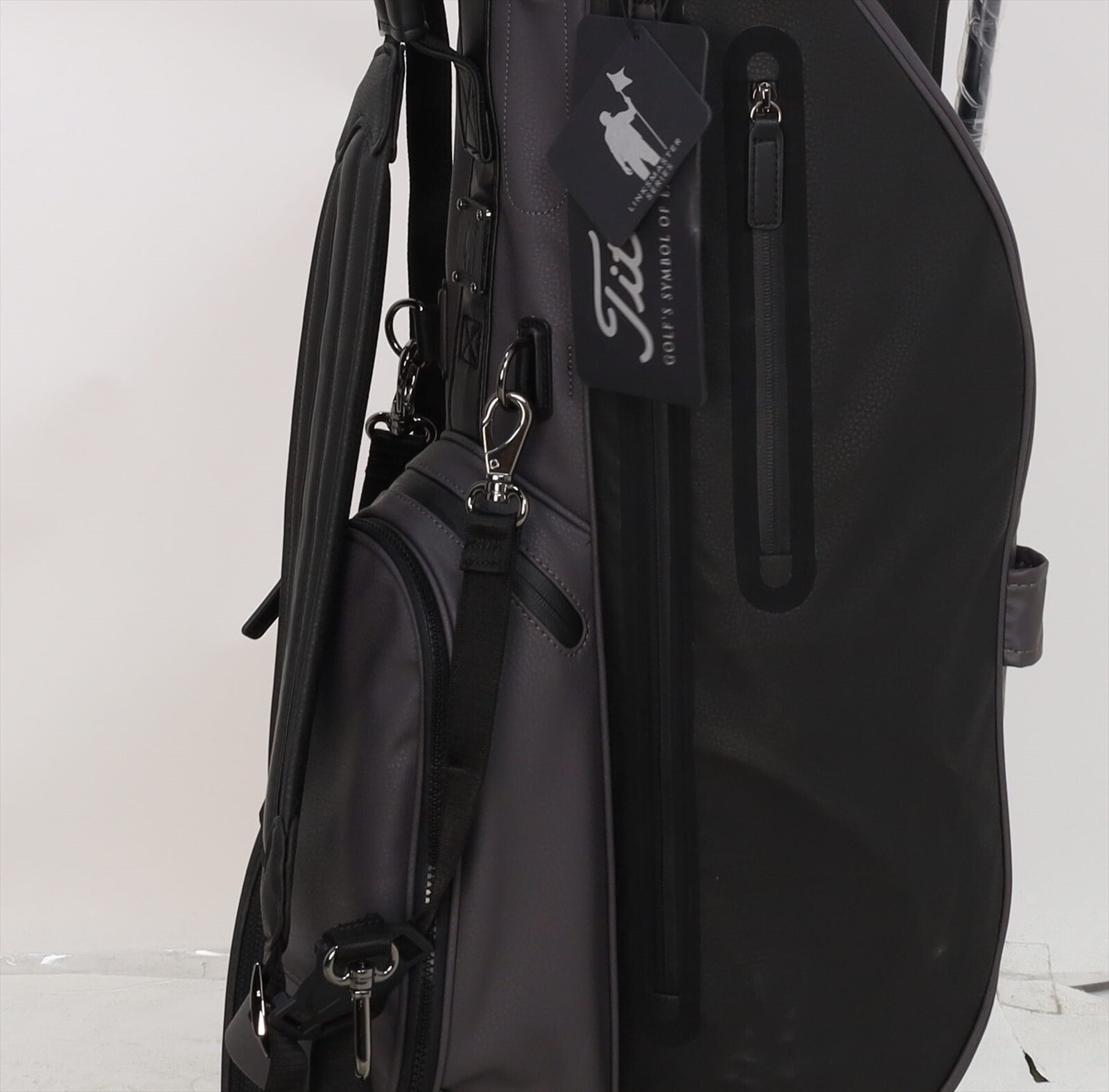New Titleist Linksmaster Series Black/Grey 3 Way Divide Golf Bag