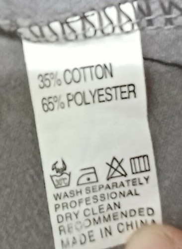 Women's 3/4 Raglan sleeves, Round Neck, front button blouse size US Large - Picture 9 of 9