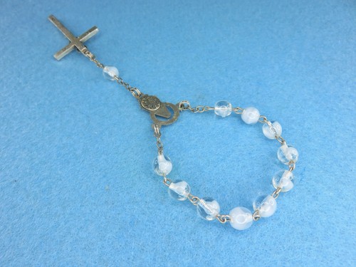 Vintage 1 Decade (10 Bead) Rosary, St. Catherine Laboure / Miraculous Medal - Picture 17 of 18