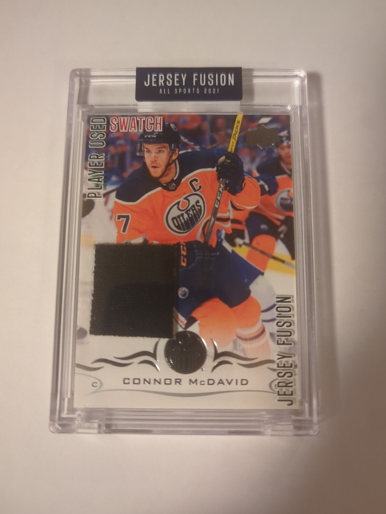 2021 Jersey Fusion Player Used Swatch Connor Mcdavid - JF-CM16