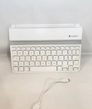 Logitech Ultrathin Bluetooth Keyboard Cover for iPad Mini White