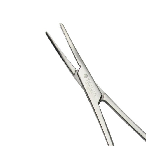 CHIRURGISCHE INSTRUMENTE hämostatische mikrohalste Mückenpinzette gebogen 12cm - Bild 4 von 4