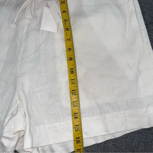 Vince Damen Pull On Short zum Binden vorne in Off White Taschen Relaxed XL - Bild 6 von 7