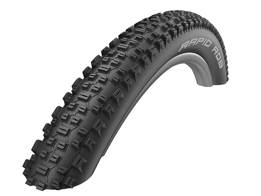 27,5x2,25/" 650b Neumáticos Schwalbe Rapid Rob MTB neumáticos de bicicleta //// 57-584 blanco y negro