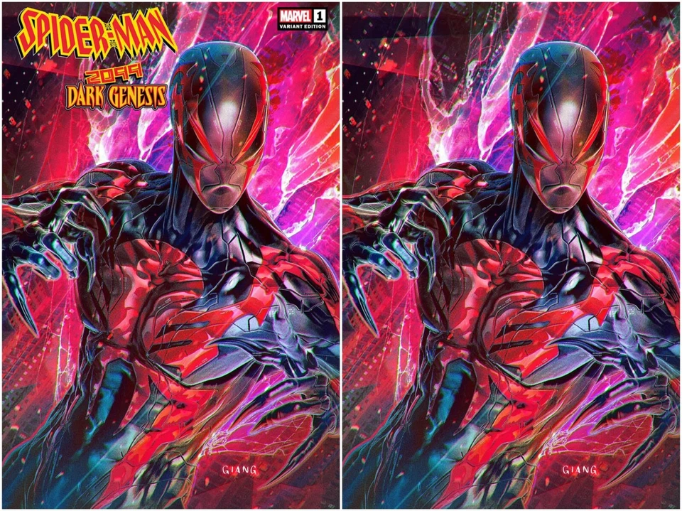 SPIDER-MAN 2099 DARK GENESIS JOHN GIANG EXCLUSIVE VIRGIN VARIANT SET LTD 700 COA