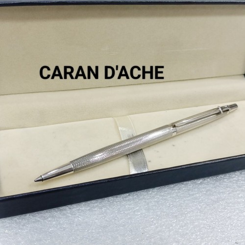 CARAN D'ACHE SILVER BALLPOINT PEN ORIGINAL RARE LH632