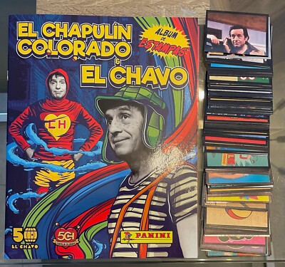 CHAPULIN COLORADO CHAVO DEL OCHO Panini Complete Sticker Set + Album