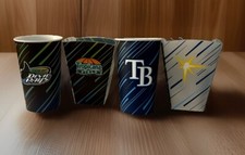 Tampa Bay Rays/Devil Rays 2- 28 oz Cups & 2Popcorn Buckets From Tropicana Field