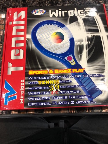 NEW Wireless Tennis Game System With 39  Games  Plug N Play Just Connect to TV - Picture 1 of 4