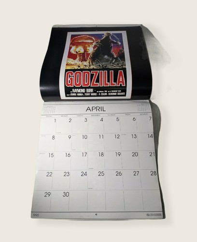 Calendario Fantasma Dell'Opera 1990 -L'Orrore -Collezione di Forrest J Ackerman - Foto 6 di 9