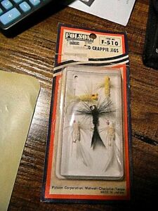 Vintage Folsom F-510 Crappie Jigs New in Package