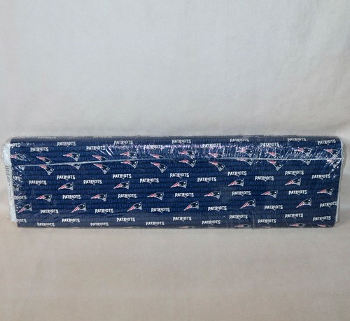 New England Patriots ~ Mini Logo Pattern NFL Cotton Fabric 1/4 Yard 9” X 58” New - Picture 5 of 20