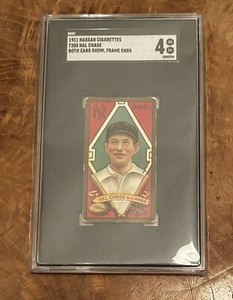 1911 T205 Hal Chase Gold Border Both Ears HASSAN BACK SGC 4