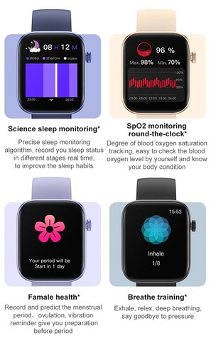 Colmi P71 Voice Calling Smartwatch Men Health Monitoring Ip68 Waterproof Smart - Zdjęcie 18 z 28