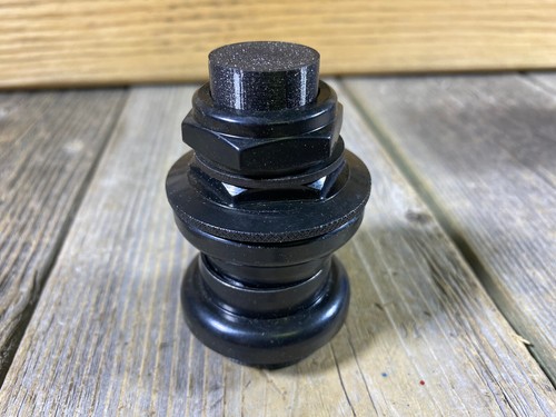 OLD SCHOOL BMX MX HEADSET 1” THREADED 21.1mm Black STEEL FREESTYLE BMX MX