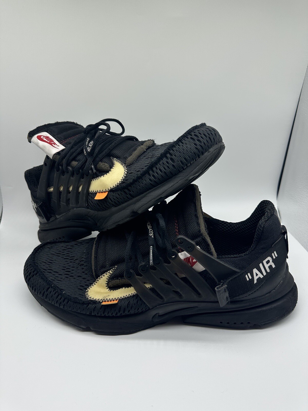 NIKE X OFF-WHITE PRESTO BLACK AA3830-002 &#039;THE 10&#039; VIRGIL WHITE SIZE | eBay