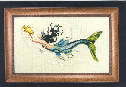 SCEGLI 14 SCHEMI TRA I 24 PROPOSTI MERMAID SIRENE CROSS STITCH SU DVD USB SD - Picture 8 of 20