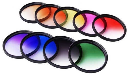 Opteka 67mm 9-Piece HD Multicoated Graduated Color Filter Kit Set - Picture 3 of 7