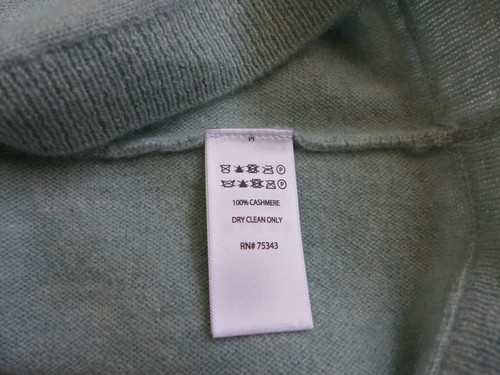 NWT TAHARI Collared V- Neck Dolman Sleeve 100% 2-ply Cashmere Sweater S/M - Picture 20 of 45