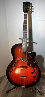 Vintage 1960 s FRAMUS Model 5/54  52 Sorella Archtop Electric Guitar Red Burst