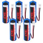 5pcs Er14505 3.6V 2700mAh Non-rechargeable Li-ion Battery with 51005 White Plug