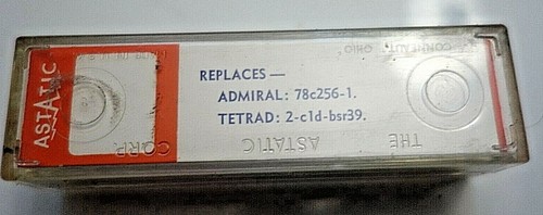 NOS ASTATIC 1262D ADMIRAL 88C256-1 TETRAD 2-CLD-BSR39 DIAMOND NEEDLE CARTRIDGE - Picture 7 of 8