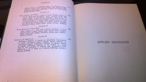 Applied Mechanics, HF Girvin, 6th Printing, 1948, Internat'l Textbook.- Vintage - Foto 8 di 11
