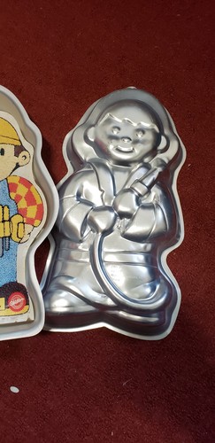 Wilton Cake Pan Lot Of 3 Elmo Bob the Builder and Hero - Picture 2 of 4