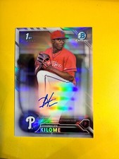 BRS27982 2016 Bowman Chrome  Auto  Refractors #CPAFK Franklyn Kilome /499