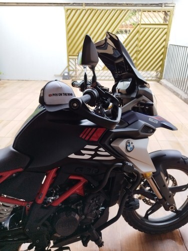 For 21-25 BMW G310GS Black Handlebar Protectors Hand Guards Wind Deflector Pair - Picture 13 of 16