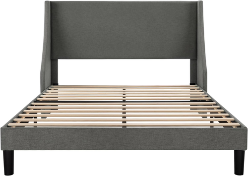 Full Size Bed Frame, Platform Bed Frame with Upholstered Headboard, Modern Delux - Picture 7 of 7