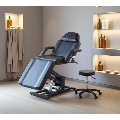 Hydraulically/Electric Massage Table Bed Couch Beauty Salon Recliner Chair&Stool - Picture 2 of 59