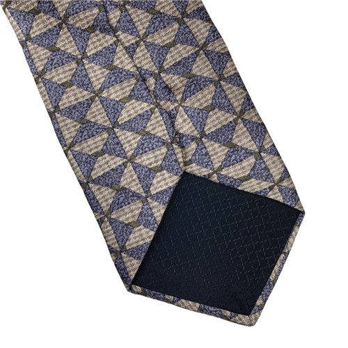 Gordon & Ferguson Geometric Triangles Men’s Tie Necktie - Picture 3 of 6