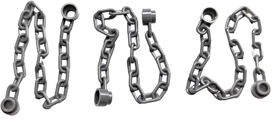 ☀️NUEVAS cadenas Lego gris azulado oscuro x3 21 eslabones (16-17L) Foto 2 de 2